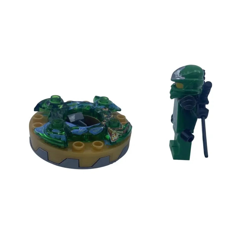 LEGO Ninjago Lloyd ZX Green Ninja Minifigure njo0065 Shoulder Armor + Spinner